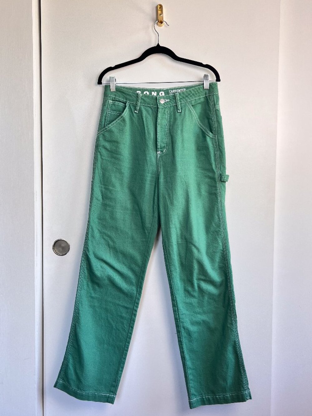 S.O.N.G. Carpenter 90’s Boyfriend Green Jean